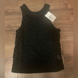 NWT leopard print ZYIA Active Tank size M
